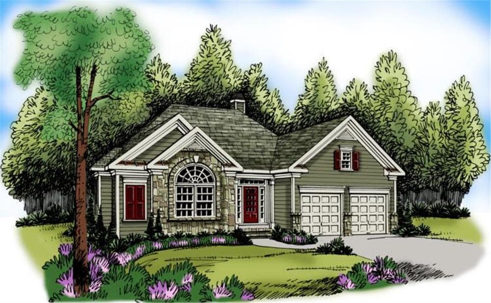 Home Plan Rendering