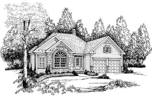 Home Plan Rendering