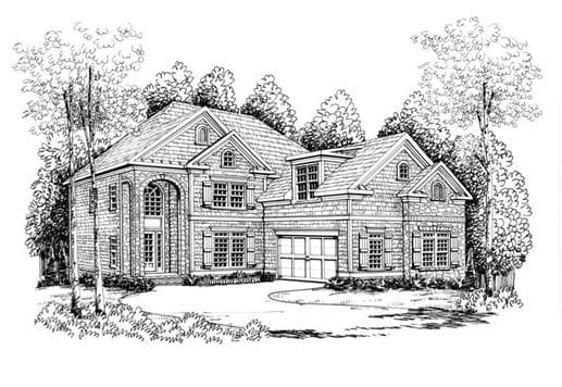 Home Plan Rendering