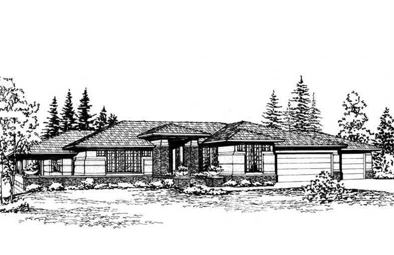 Home Plan Front Elevation