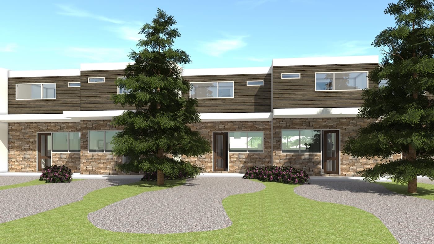 Home Plan Rear Elevation