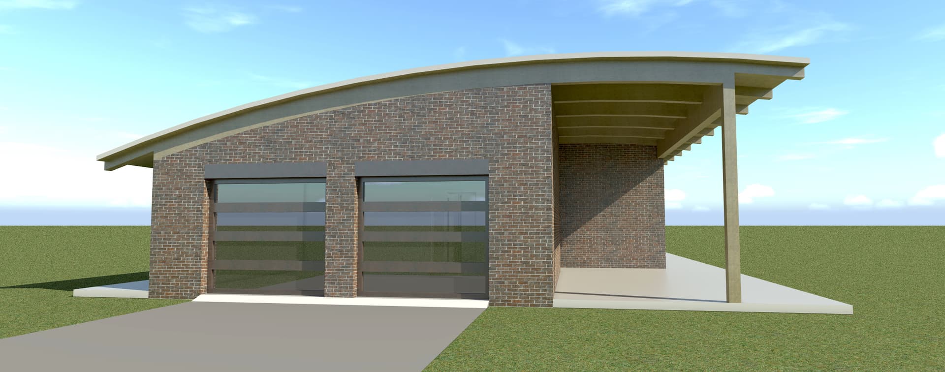 Home Plan Left Elevation