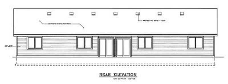 Rear Elevation