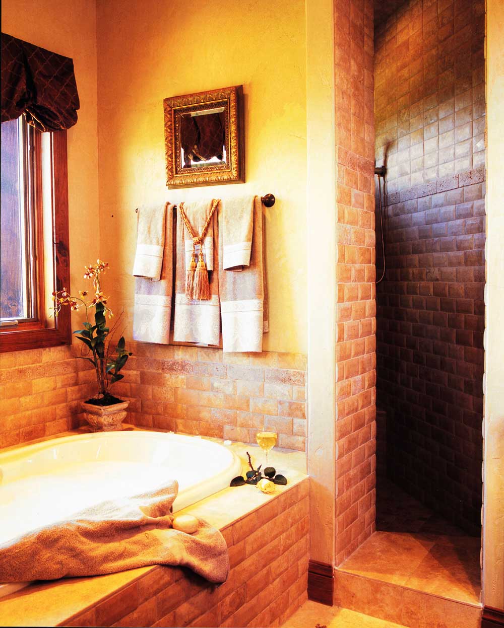 Home Master Bath Shower Photograph