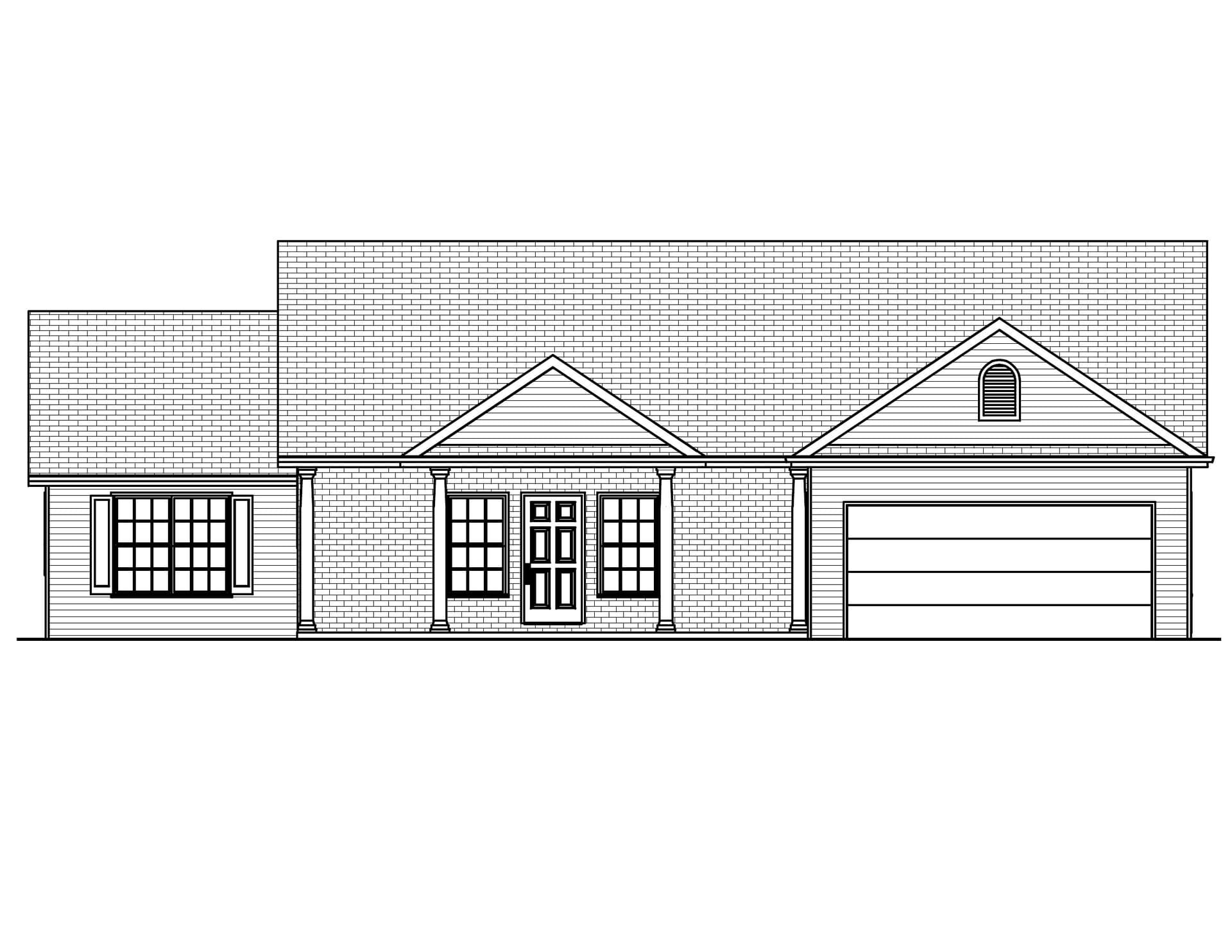 Home Plan Front Elevation