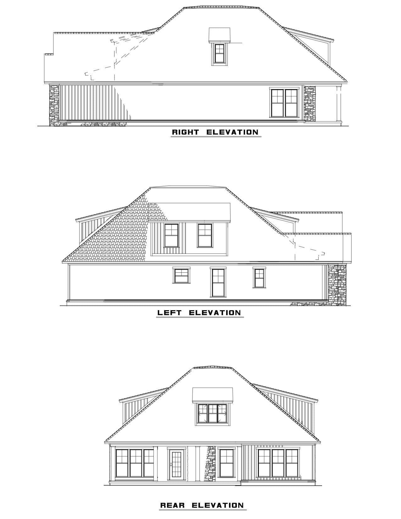 Home Plan Elevations