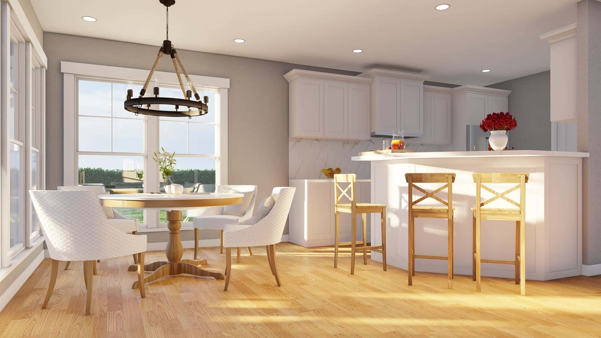 Kitchen: Breakfast Nook