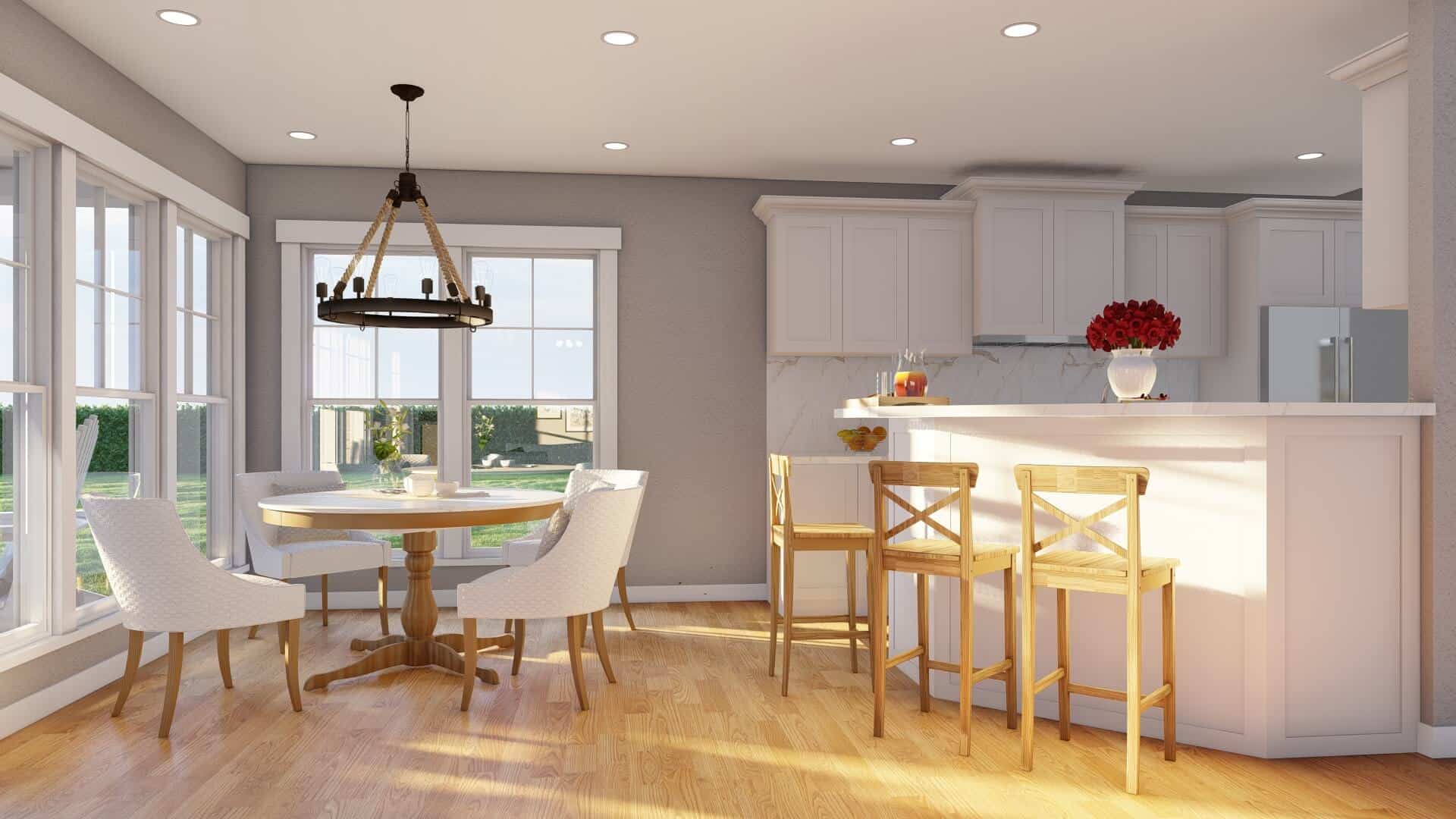 Kitchen: Breakfast Nook