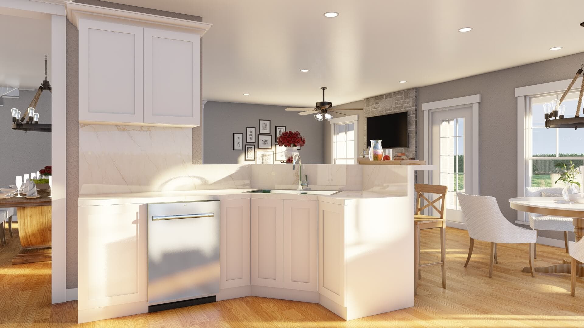Kitchen: Breakfast Bar