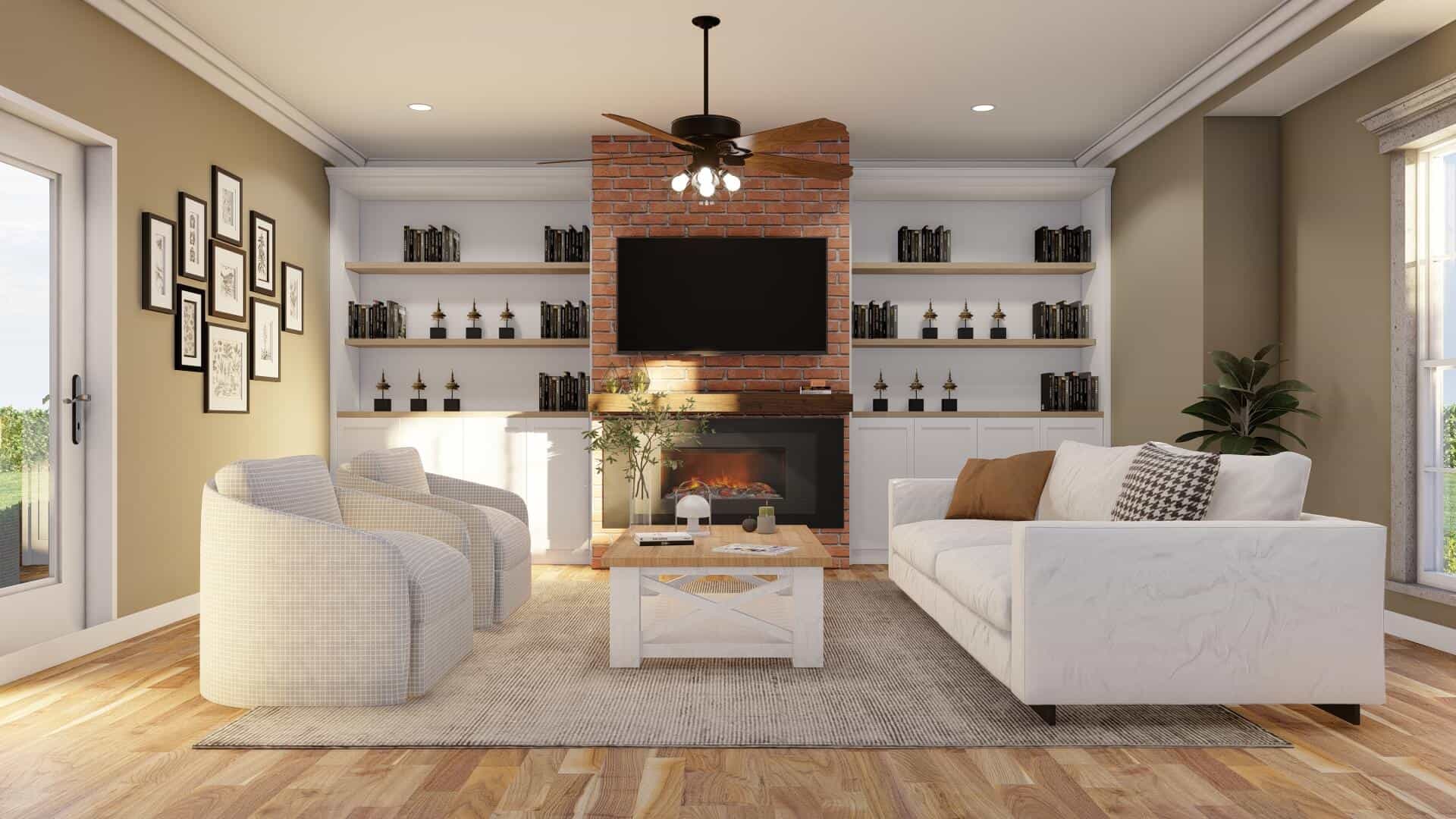 Great Room: Fireplace