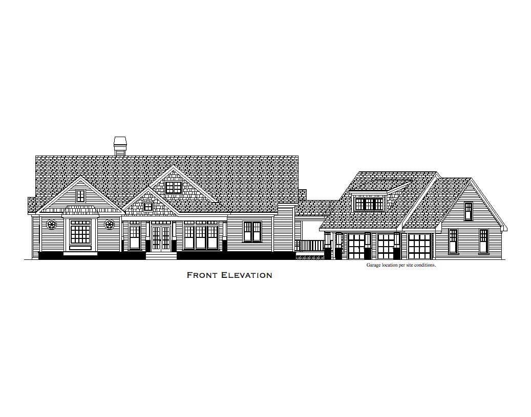 Home Plan Front Elevation