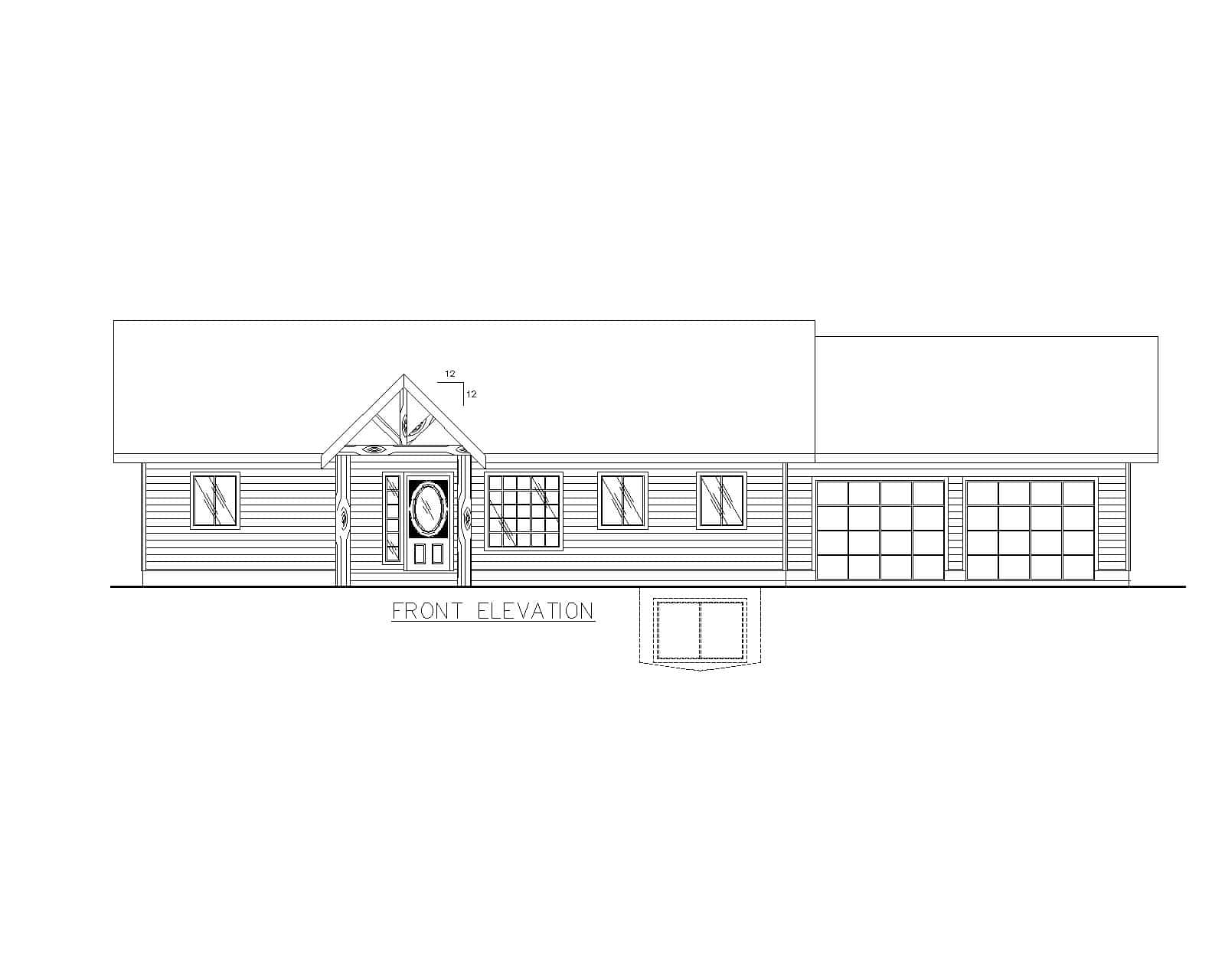 Home Plan Front Elevation