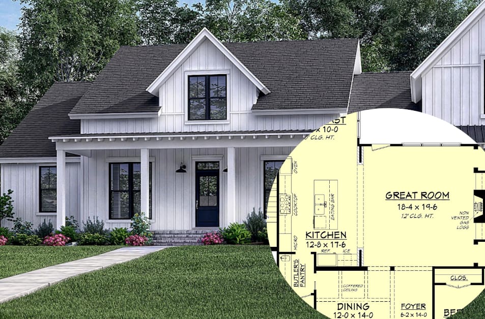 Craftsman House Plan With Front Porch