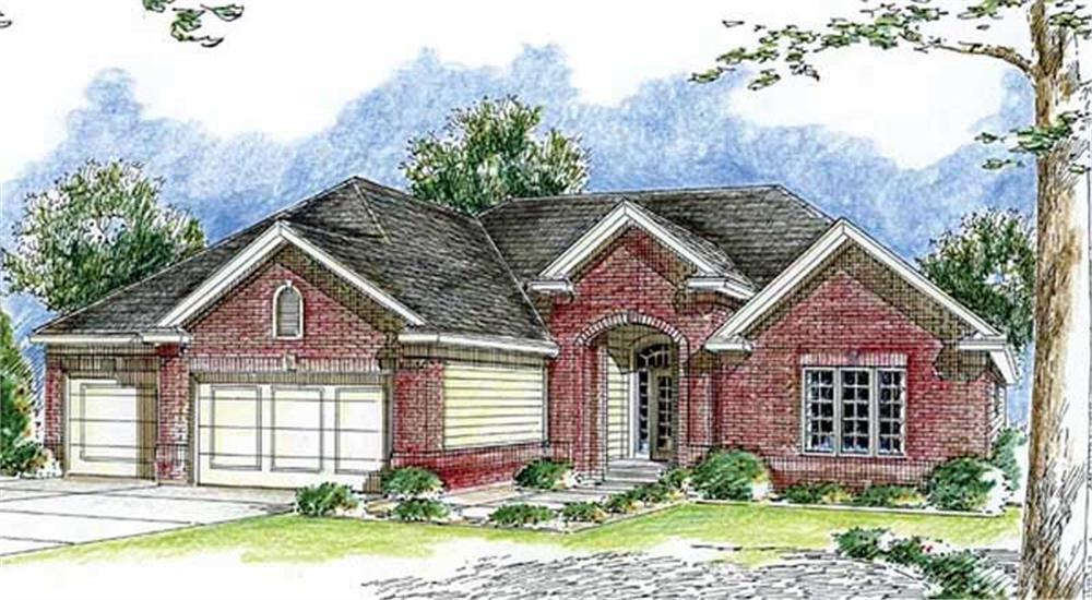 Main image for house plan # 20286