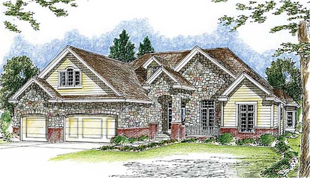 Main image for house plan # 20284