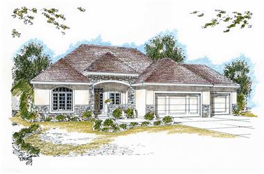 2-Bedroom, 2173 Sq Ft Country House Plan - 100-1174 - Front Exterior
