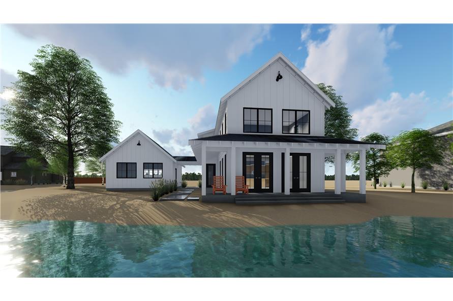 Modern Farmhouse Plan With Garage And