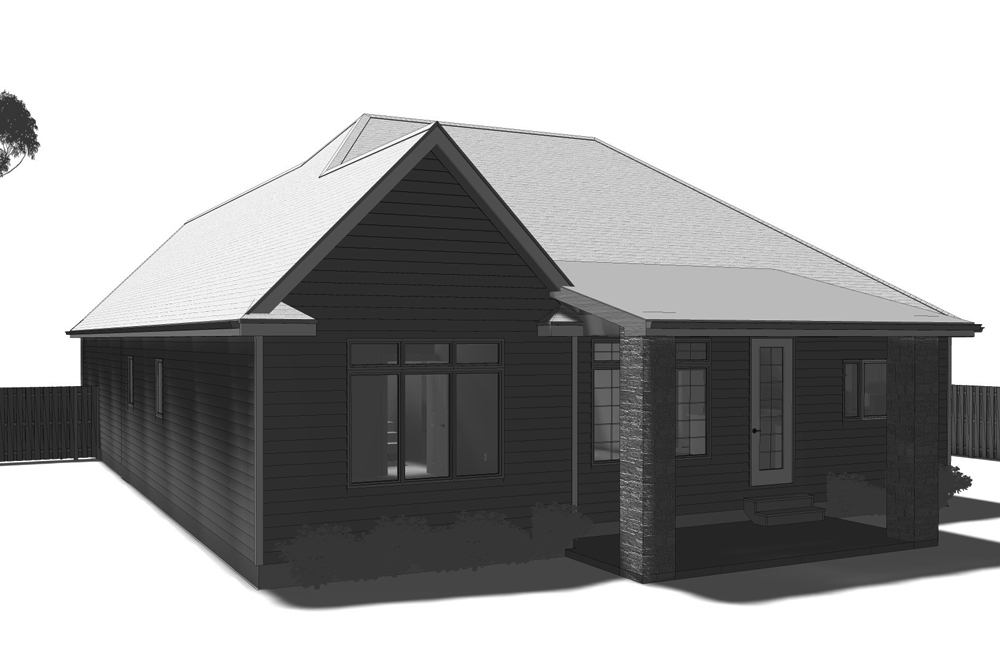 Front View of this 3-Bedroom, 2196 Sq Ft Plan - 100-1232
