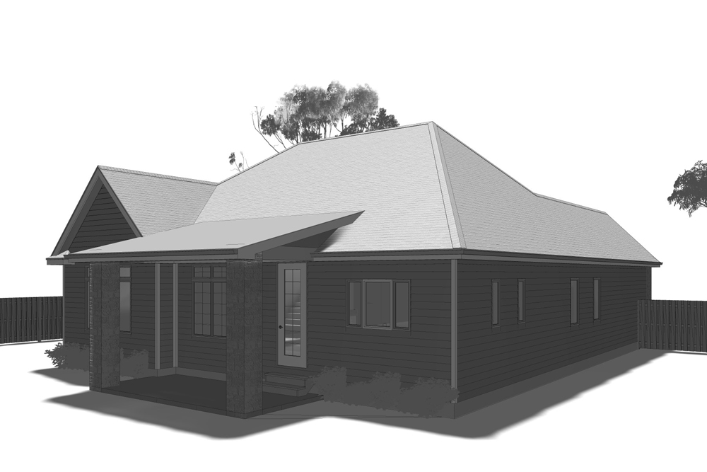 Front View of this 3-Bedroom, 2196 Sq Ft Plan - 100-1232