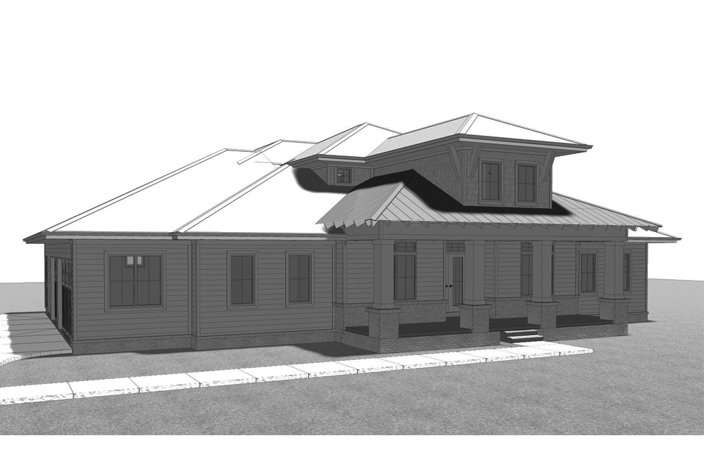 Front View of this 4-Bedroom, 2526 Sq Ft Plan - 100-1310