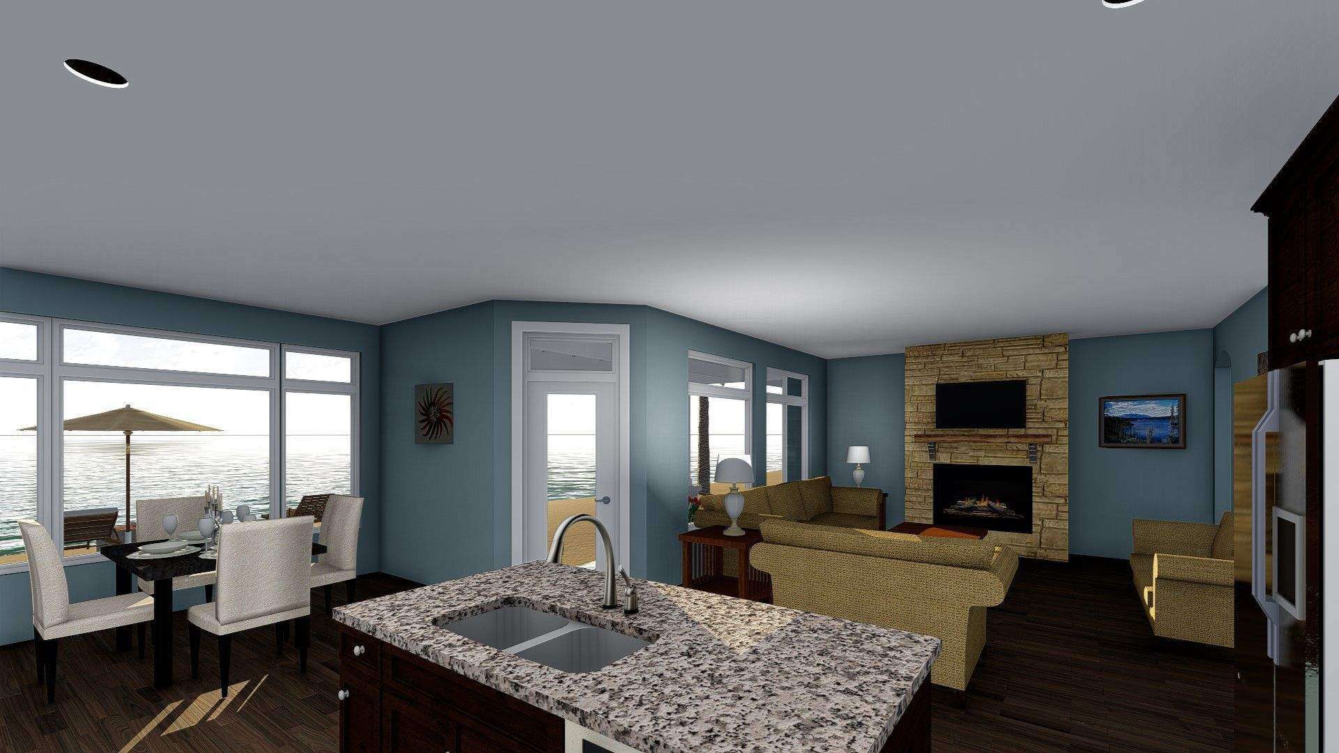 Kitchen of this 4-Bedroom, 2526 Sq Ft Plan - 100-1310