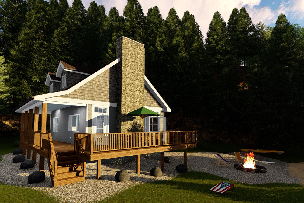 Cottage Floor  Plan  2 Bedrms 1  Baths 670 Sq Ft 100 1339