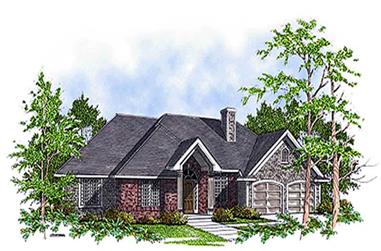 3-Bedroom, 1868 Sq Ft Contemporary Home Plan - 101-1002 - Main Exterior
