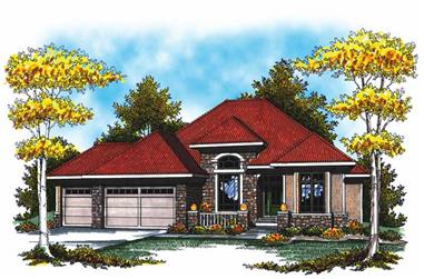 2-Bedroom, 2238 Sq Ft Cape Cod House Plan - 101-1004 - Front Exterior