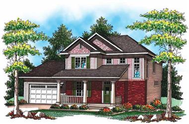 3-Bedroom, 1899 Sq Ft Ranch House Plan - 101-1024 - Front Exterior