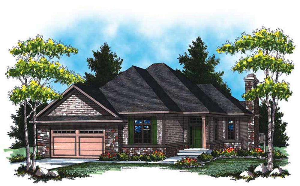 Main image for house plan # 16991