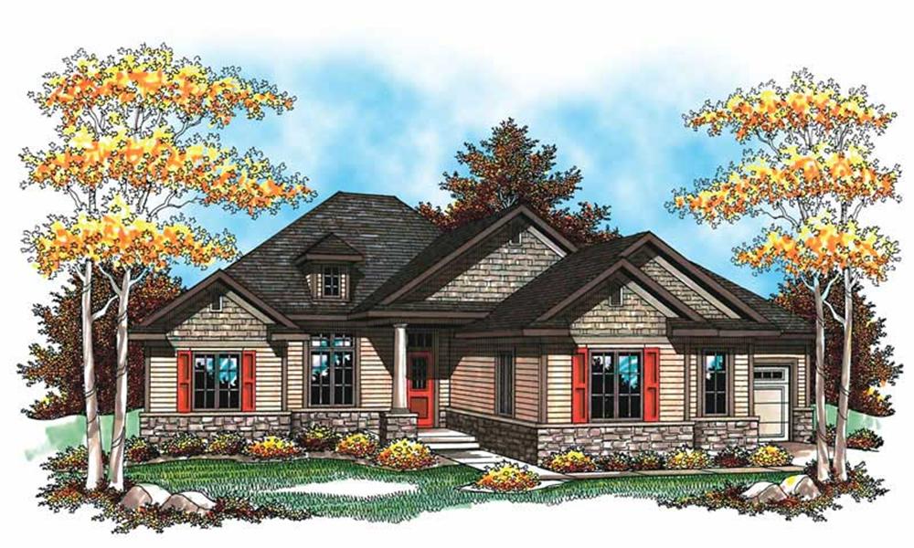 Main image for house plan # 19487