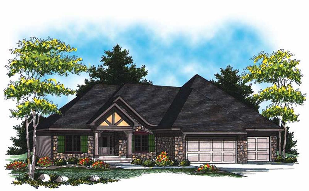 Main image for house plan # 17008