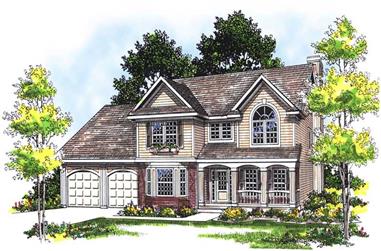 4-Bedroom, 2120 Sq Ft Country House Plan - 101-1119 - Front Exterior