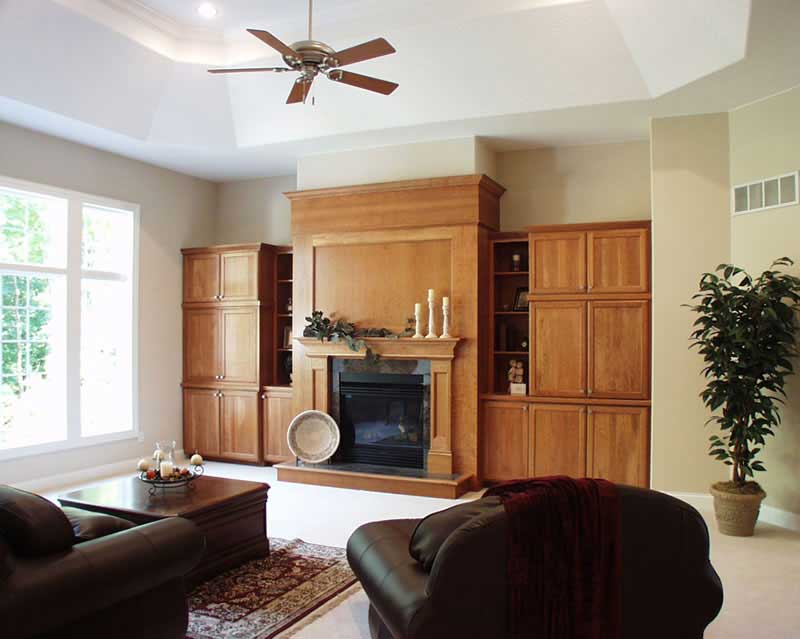 Great Room: Fireplace of this 4-Bedroom,3580 Sq Ft Plan -101-1124