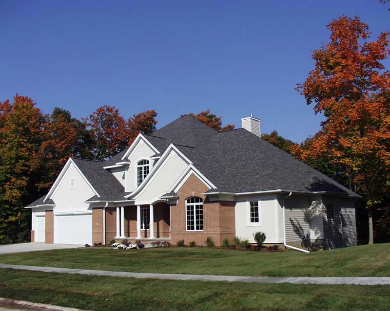 Front View of this 4-Bedroom,3580 Sq Ft Plan -101-1124