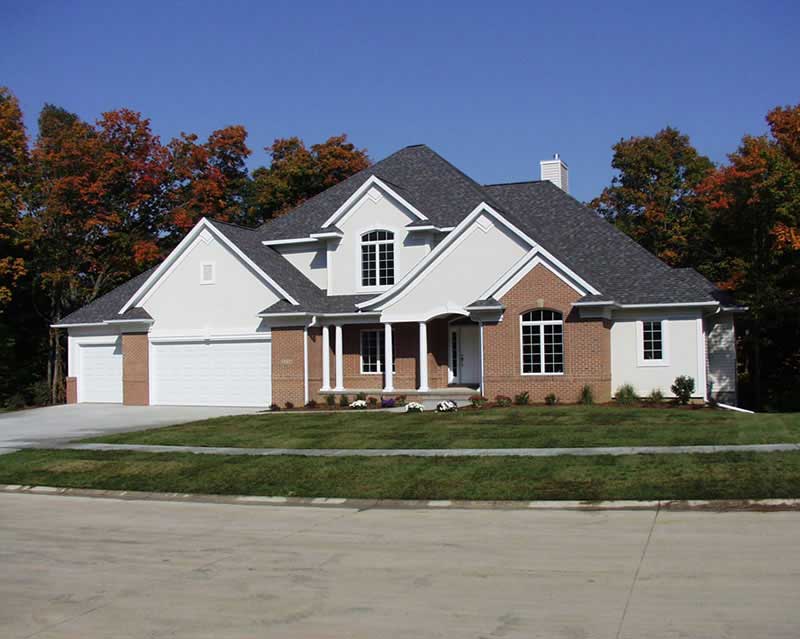 Front View of this 4-Bedroom,3580 Sq Ft Plan -101-1124
