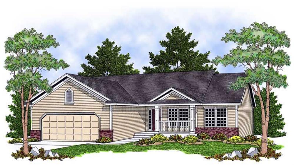 Main image for house plan # 13809