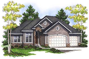 5-Bedroom, 2690 Sq Ft Ranch House Plan - 101-1190 - Front Exterior