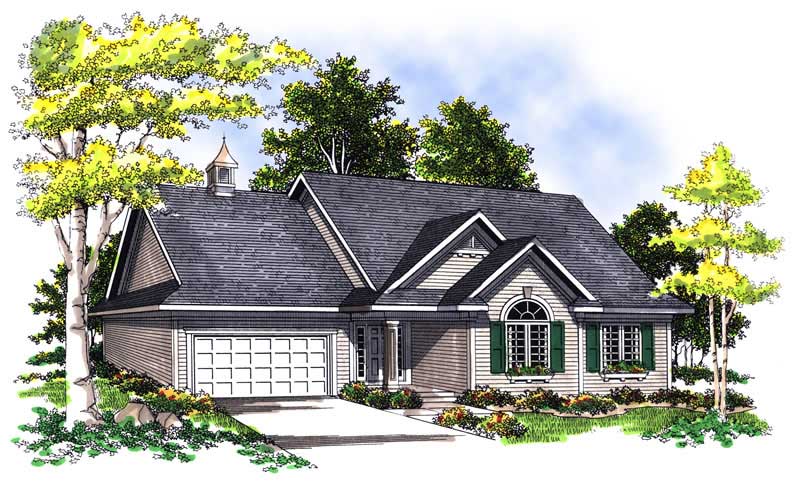 Ranch Home with 3 Bdrms 1600 Sq Ft House  Plan  101 1271