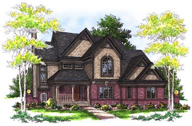 3-Bedroom, 2949 Sq Ft Country Home Plan - 101-1310 - Main Exterior