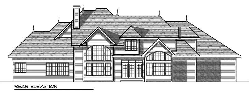 Floor Plan First Story of European Plan #101-1314