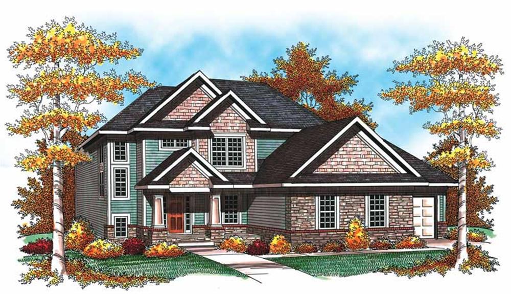 Main image for house plan # 19504
