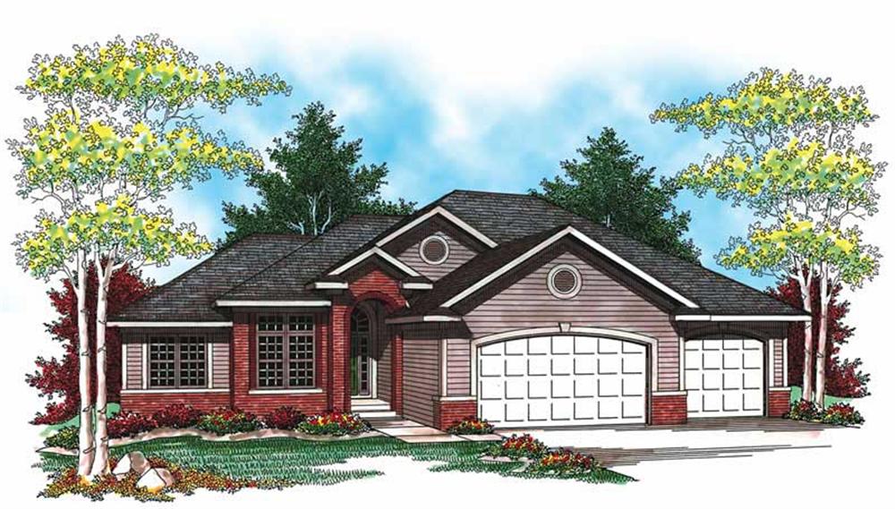 Main image for house plan # 19500