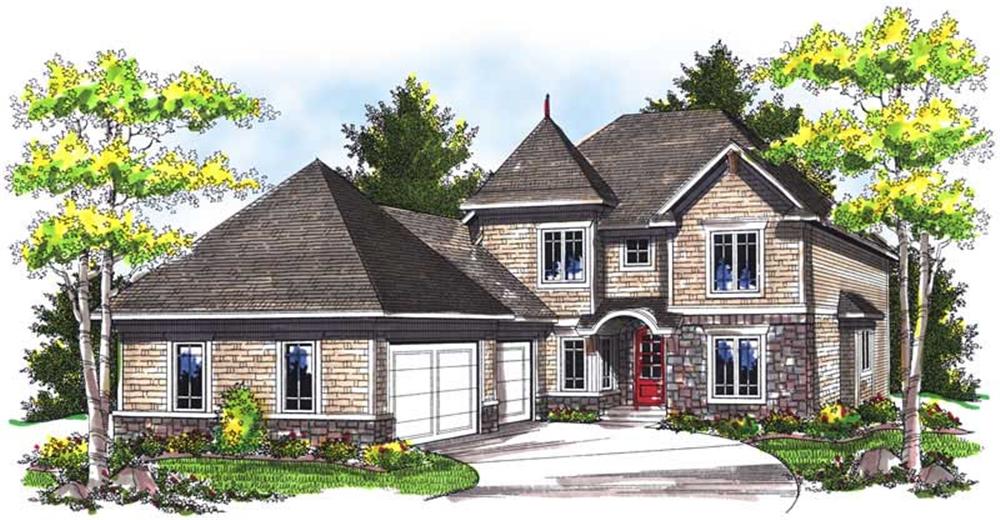 Main image for house plan # 14001