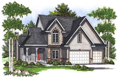 4-Bedroom, 2265 Sq Ft Country Home Plan - 101-1422 - Main Exterior