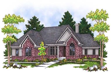 4-Bedroom, 3242 Sq Ft Country House Plan - 101-1426 - Front Exterior
