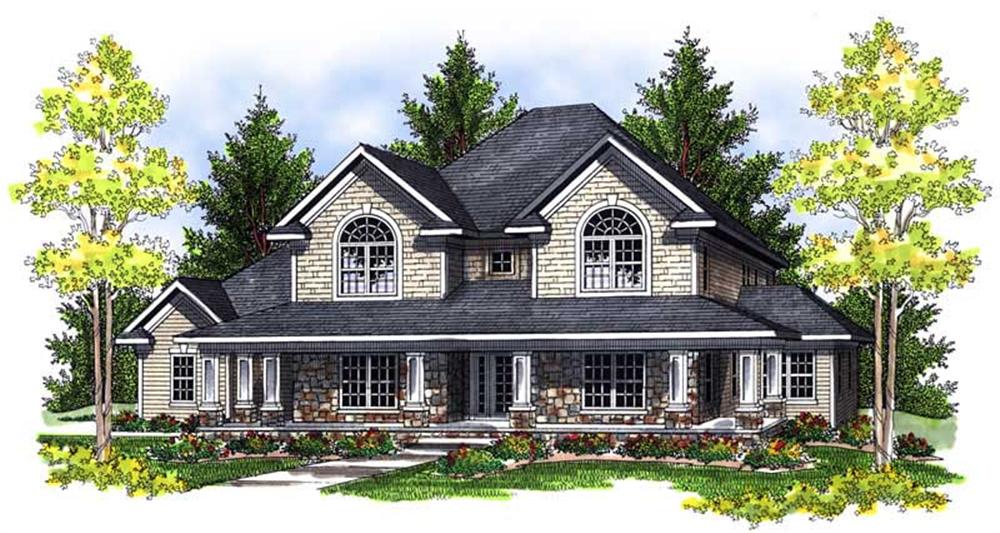 Main image for house plan # 13986