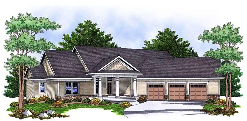 Main image for house plan # 13888