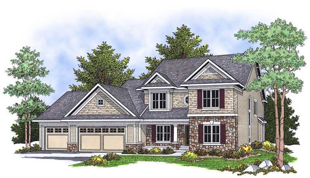 Main image for house plan # 13890