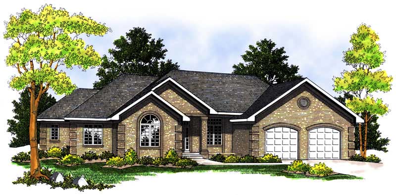 Ranch Home with 3 Bdrms, 1843 Sq Ft House Plan #101-1575